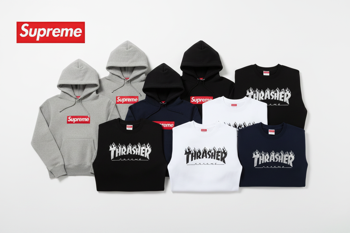 Supreme Hoodies+Swasters