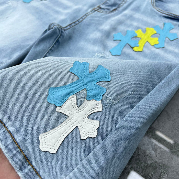 Chrome Hearts Denim Shorts
