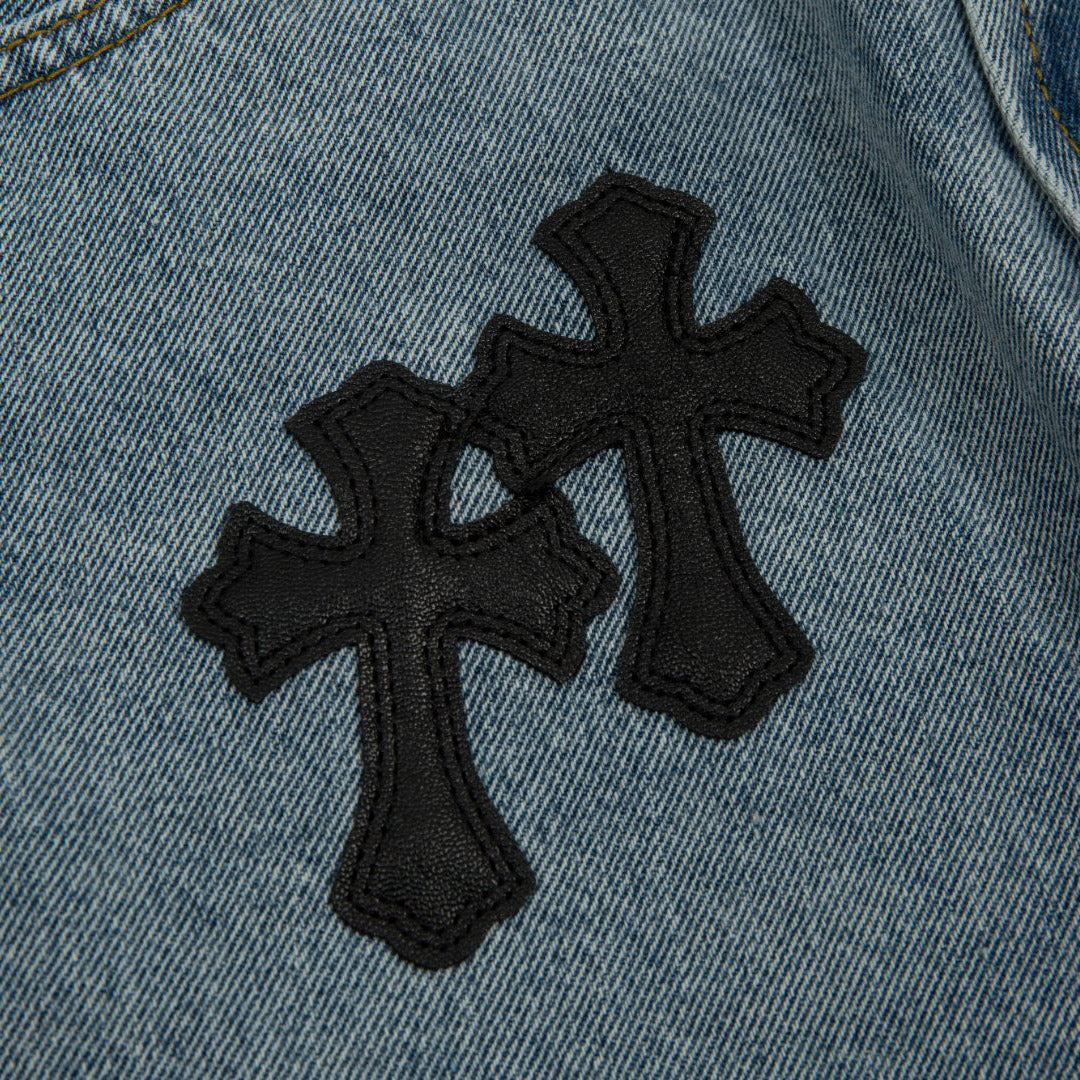 Chrome Hearts Denim Shorts