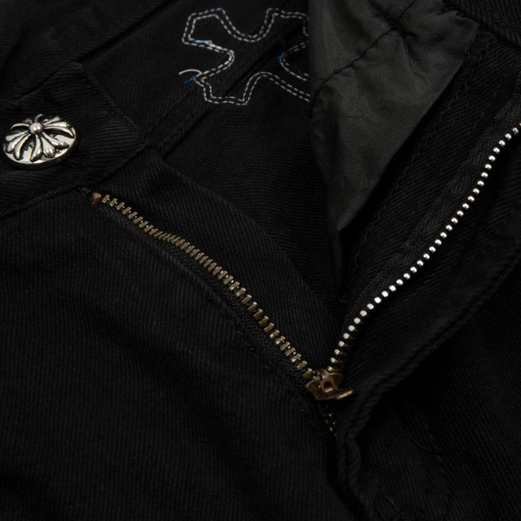 Chrome Hearts Patch Denim Shorts