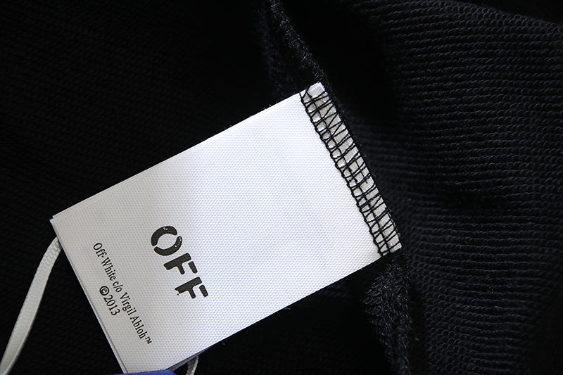 Off-White Floral Graphic Straight-Leg Sweatpants