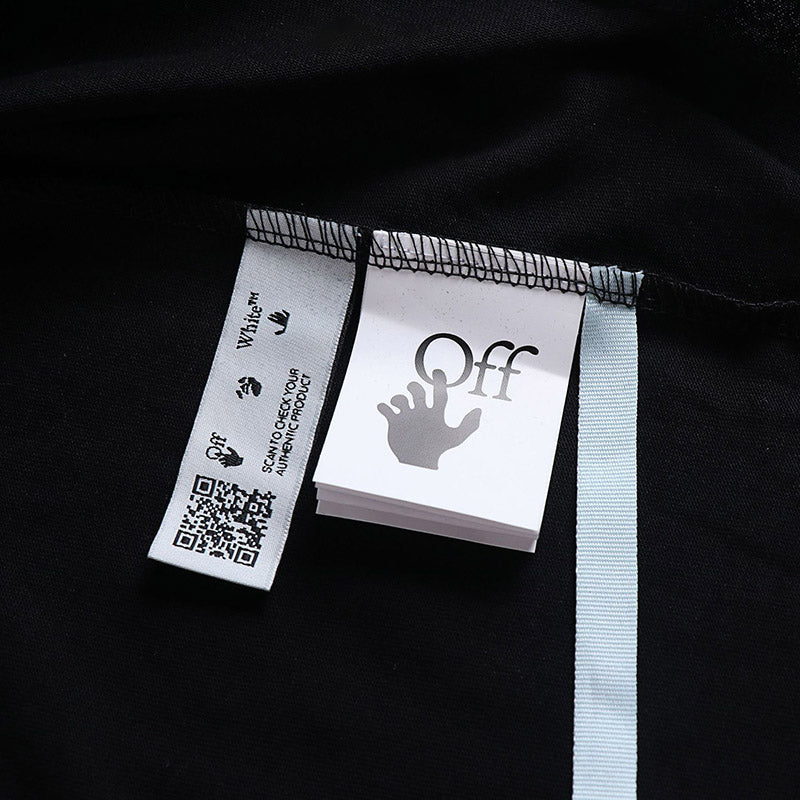OFF-WHITE Graffiti Arrow Pattern T-Shirt