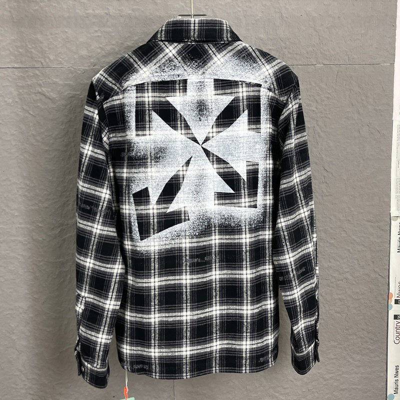 Off-White Arrows Stencil Flannel Shirt