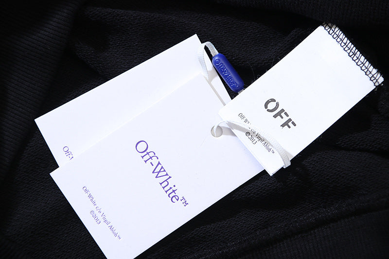 Off-White Logo Drawstring Hoodie