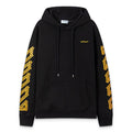 OFF-WHITE Yellow Pixel Arrow Sleeve Hoodie