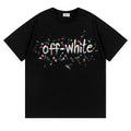 Off-White Bookish Crazy Cotton T-Shirt — Black / White
