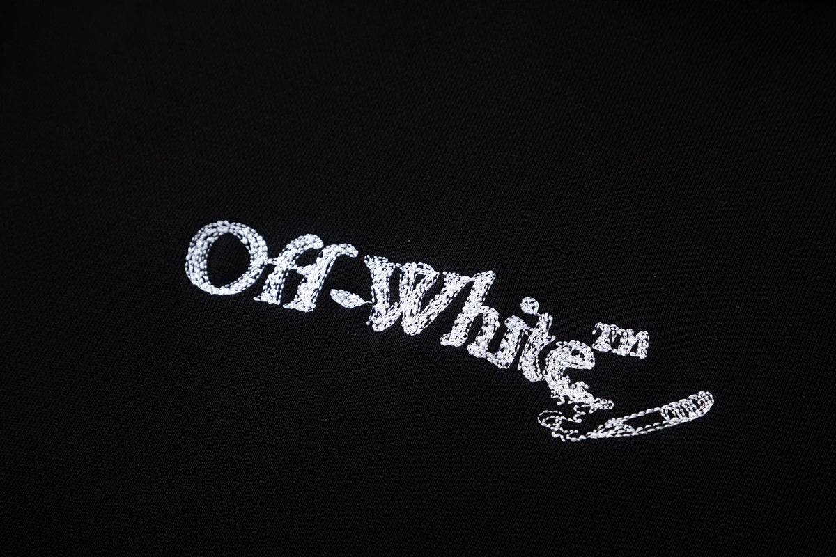 OFF-WHITE Brick Logo Arrows Hoodie