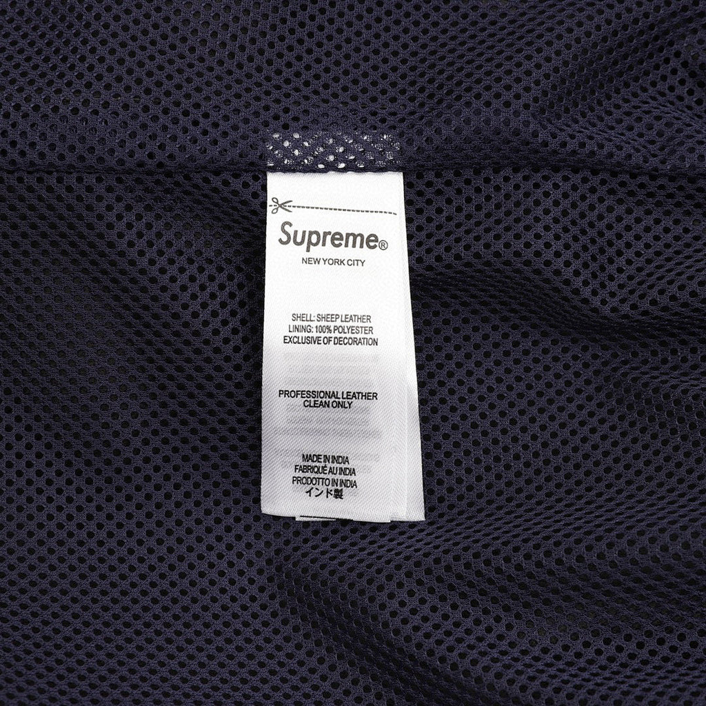 Supreme x Umbro Week 4 Leather Track Jacket (Navy)