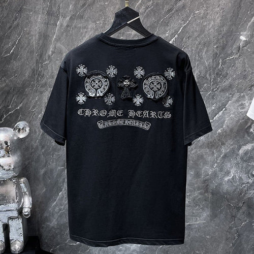 Chrome Hearts Graphic T-Shirt – Black Vintage Wash Cotton Tee
