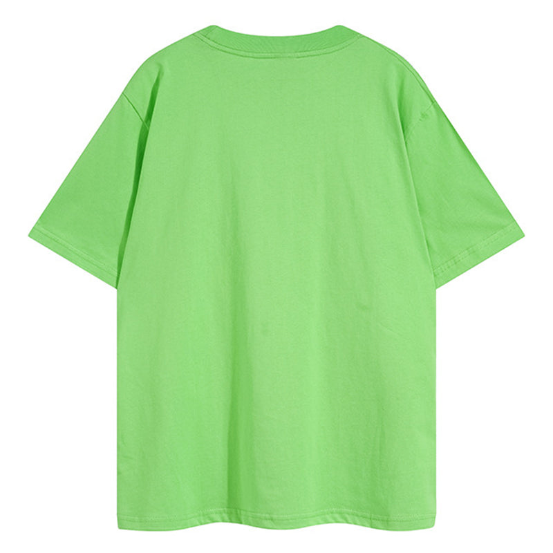 Sp5der Green Foam Print Heavyweight T-Shirt