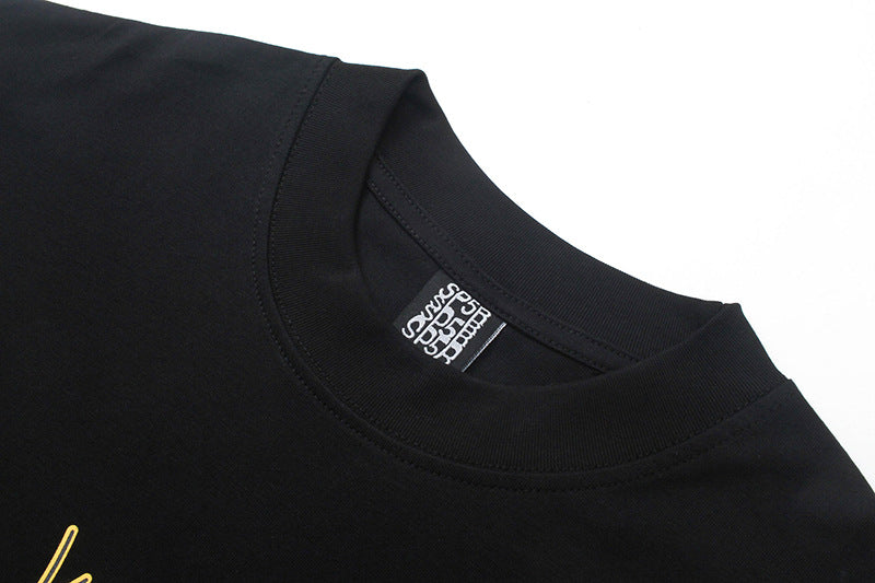 Sp5der Spider Web Gothic Punk T-Shirt | Black Graphic Tee