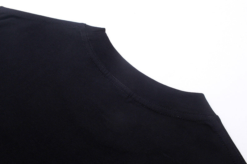Sp5der Green Foam Print Heavyweight T-Shirt – Black