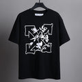 OFF-WHITE Floral Arrow Outline Graphic T-Shirt