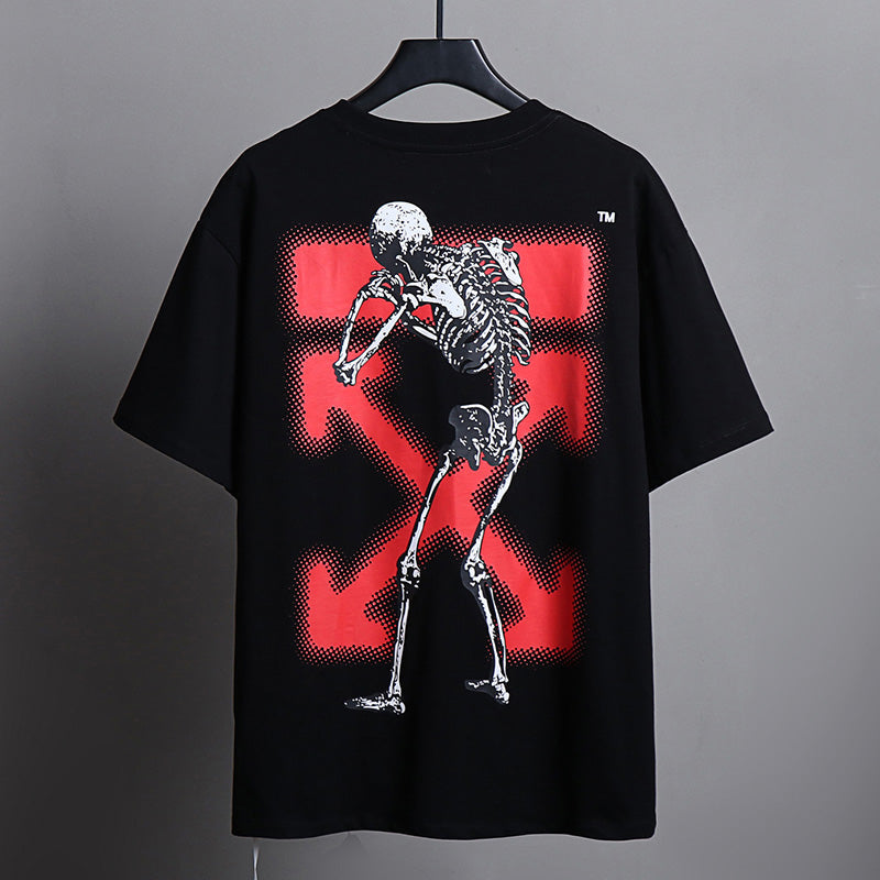 OFF-WHITE Skeleton Arrow Pattern T-Shirt