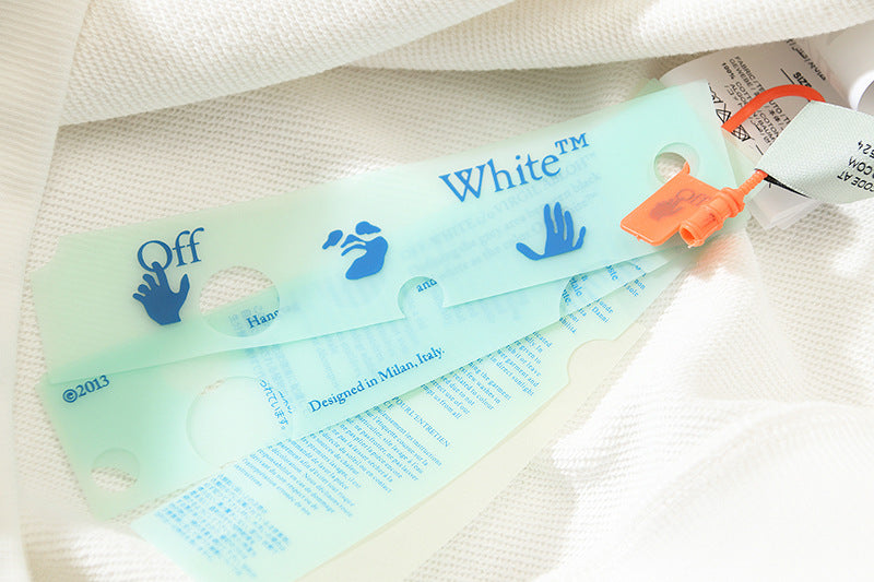 OFF WHITE Hand Arrow Boxy Hoodie – White & Black