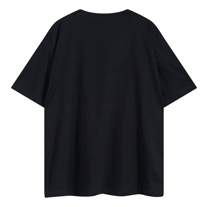 Sp5der Green Foam Print Heavyweight T-Shirt – Black