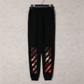 OFF-WHITE Caravaggio Diagonal Stripe Jogger Pants