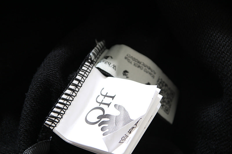 OFF WHITE Bicolor Arrow Hoodie – White & Black