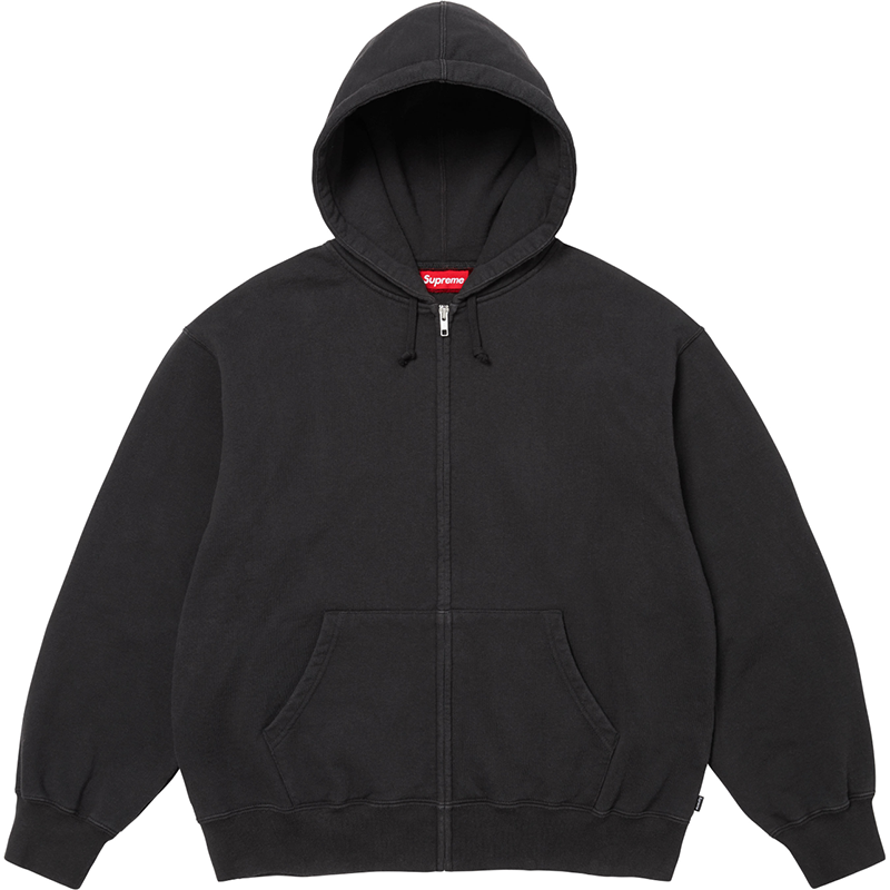 Supreme Cut Out Zip Up Hooded Sweatshirt
