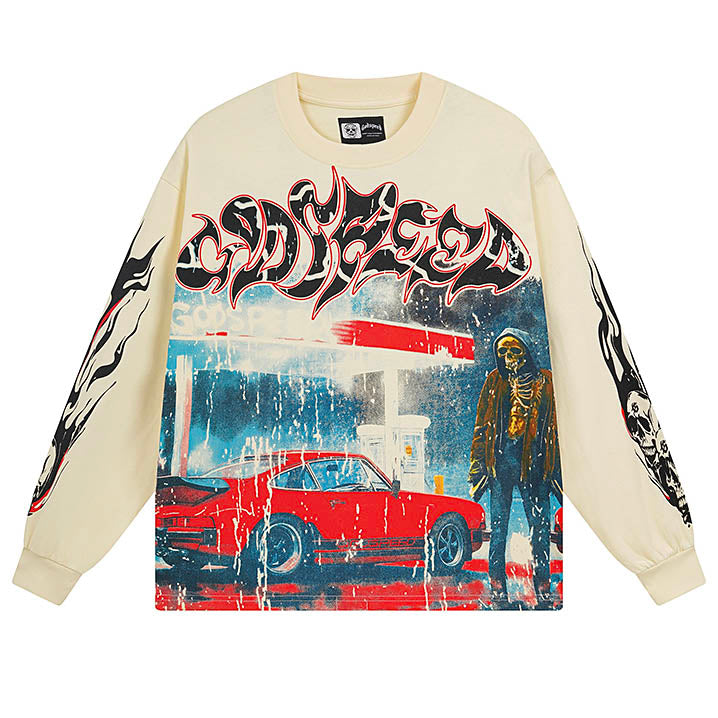 GODSPEED Sunset Drift Layered Long Sleeve T-Shirt